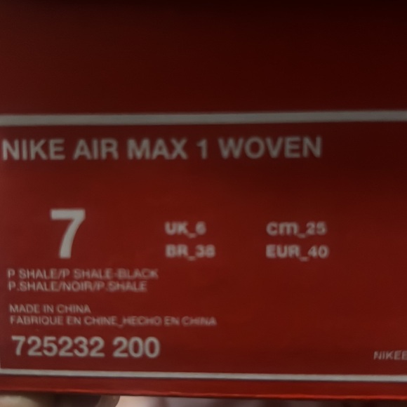 Nike Air Max 1 Woven - Picture 8 of 8